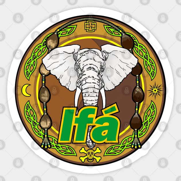 Ifá Sticker by Korvus78